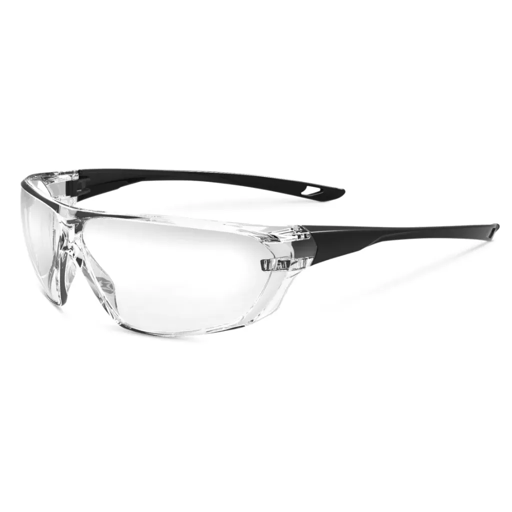 [SE002C] Hard Duty Anti-Fog Safety Specs (Tinted or Clear) (Clear)