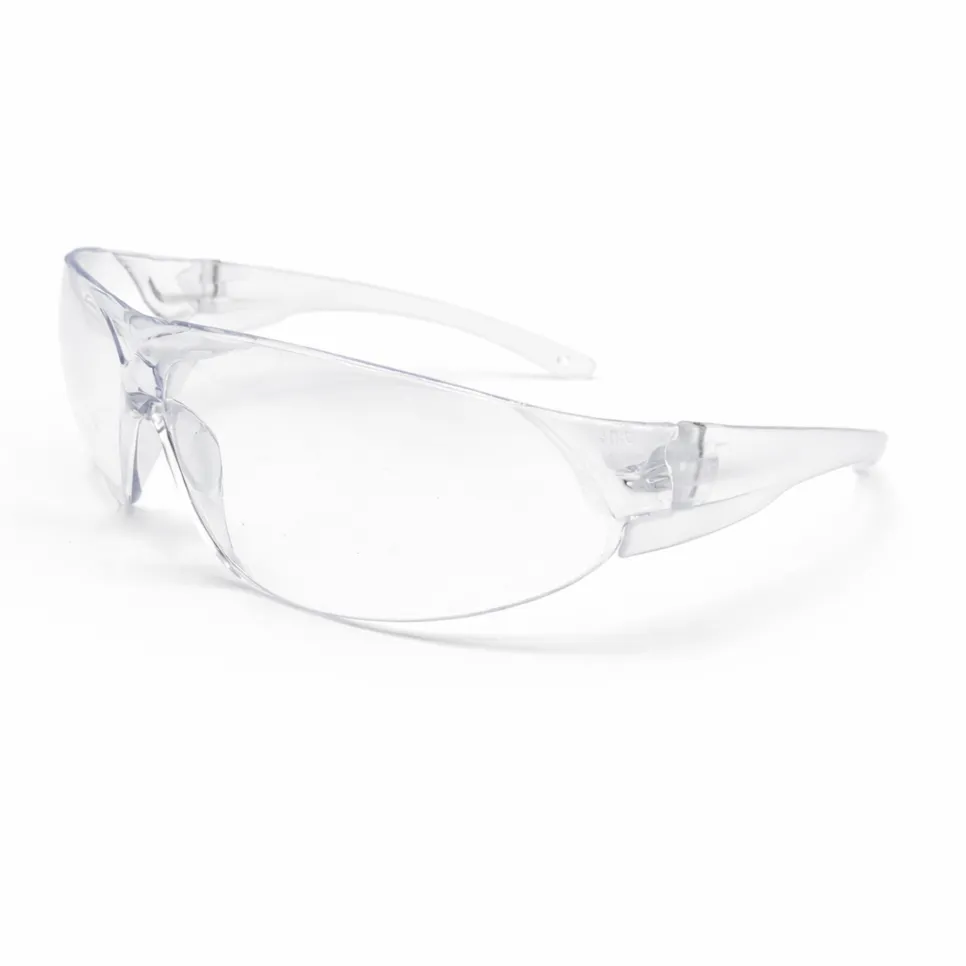 [SE002C] Hard Duty Anti-Fog Safety Specs (Tinted or Clear) (Clear)