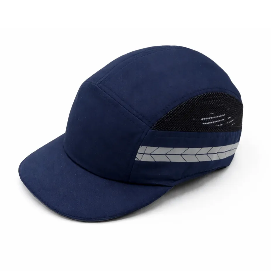 [SH002-NV] Safety Bump Cap with short peak. (Navy)